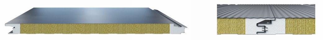 Advantages of Rock Wool Pu Sealing Wall Sandwich Panel